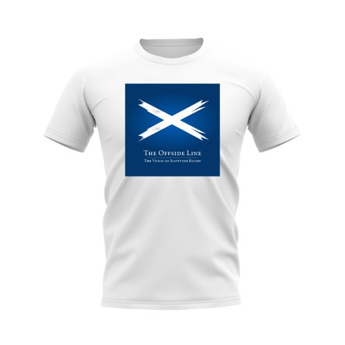 The Offside Line Scottish Rugby T-Shirt (White)