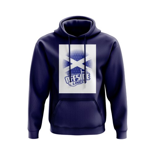 The Offside Line Scotland Flag Hoody (Navy)