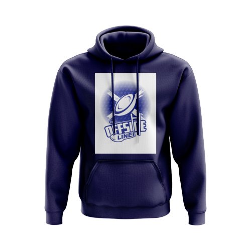 The Offside Line Scotland Rugby Ball Hoody (Navy)