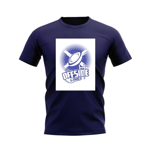 The Offside Line Scotland Rugby Ball T-Shirt (Navy)