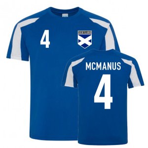 Stephen McManus Scotland Sports Training Jersey (Blue) Stephen McManus Scotland Sports Training Jersey (Blue)