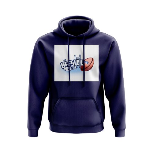 The Offside Line Rugby Ball Logo Hoody (Navy)