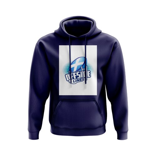 The Offside Line Scotland Rugby Ball Logo Hoody (Navy)