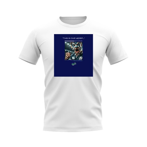 Scotland Our Year Rugby T-shirt - Version 4 (White/Navy)