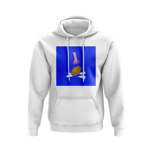 Scotland Rugby Try Hoody - Version 1 (White/Blue)