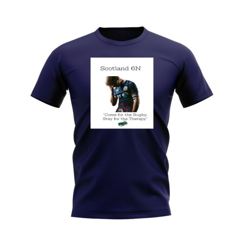 Scotland Therapy Rugby T-Shirt (Navy)