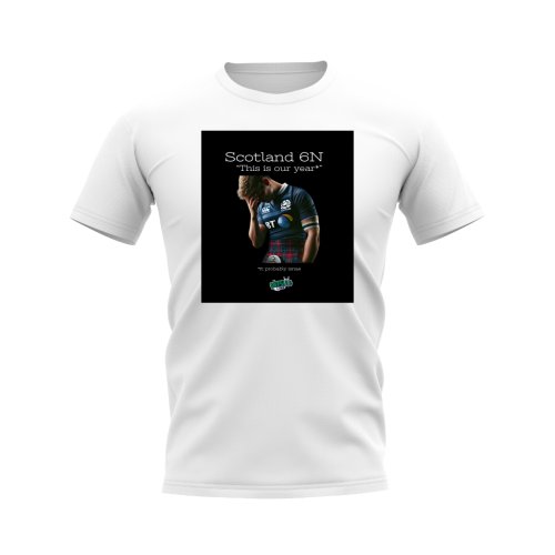 Isnae Rugby T-Shirt - Version 3 (White/Black)