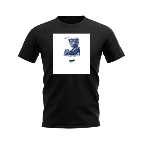 Scotland Lets Do This Rugby T-Shirt (Black/White)