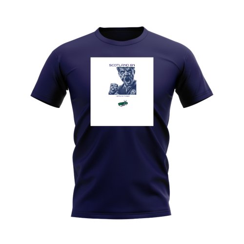 Scotland Lets Do This Rugby T-Shirt (Navy/White)