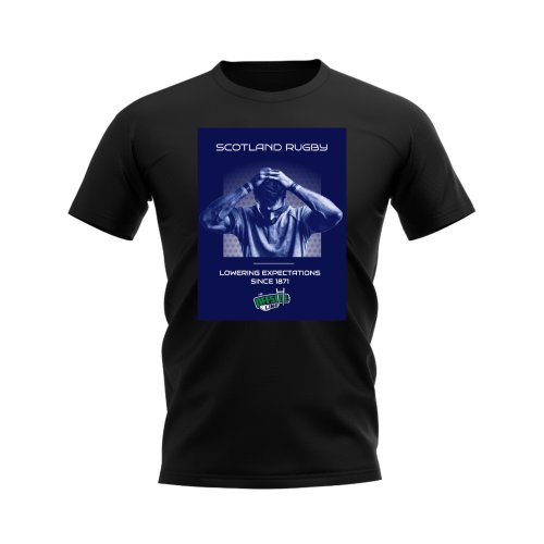 Scotland Expectations T-Shirt - Version 1 (Navy)