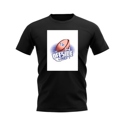 Scotland Ball Offside Line T-Shirt (Navy/White)