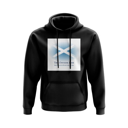 Scotland Offside Line Rugby Hoody (Black/White)