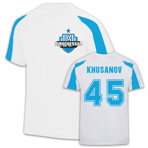 Manchester City Sports Training Jerseys (Khusanov 45)