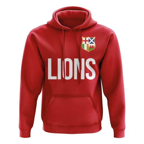 British and Irish Lions Hoody (Red)