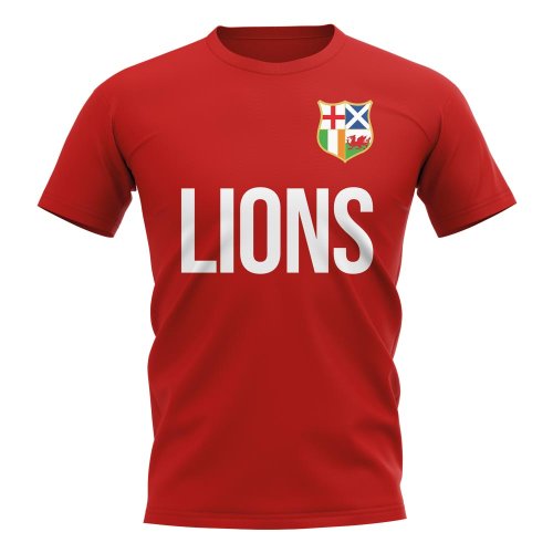 British and Irish Lions T-Shirt (Red)