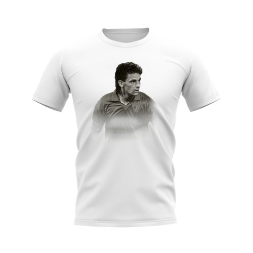 Roberto Baggio Italy Legend T-Shirt (White)