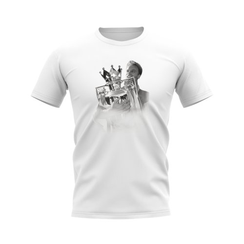 Dennis Bergkamp Arsenal Legend T-Shirt (White)