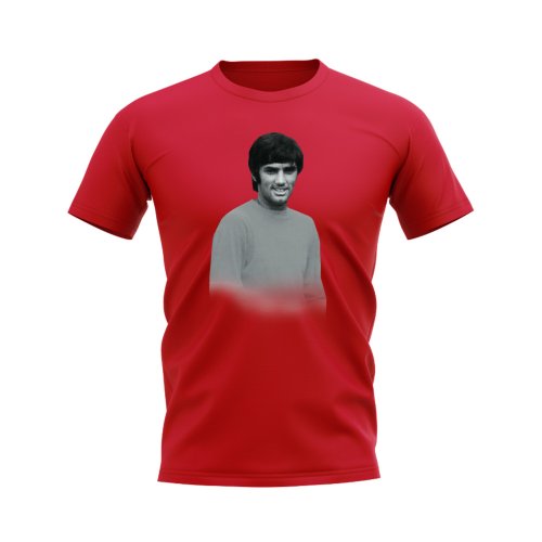 George Best Manchester United Legend T-Shirt (Red)