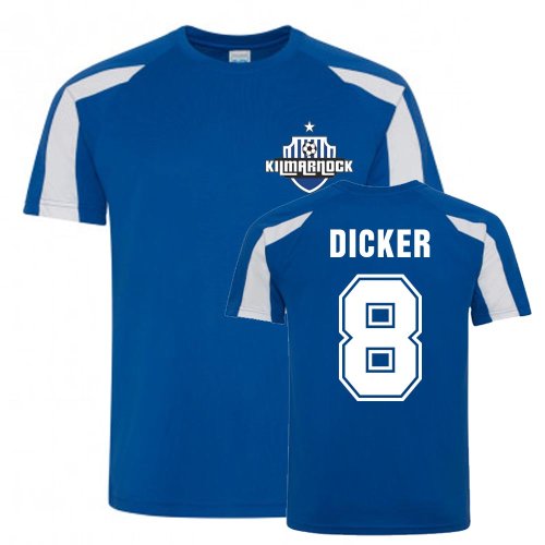 Gary Dicker Kilmarnock Sports Training Jersey (Blue)