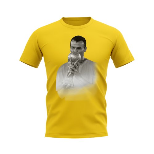 Cafu Brazil Legend T-Shirt (Yellow)