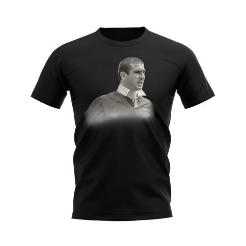 Eric Cantona Manchester United Legend T-Shirt (Black)