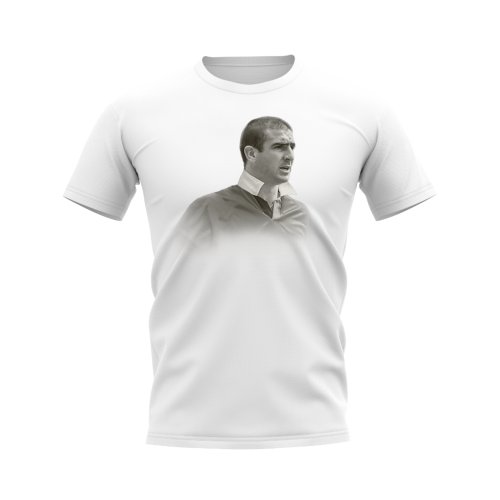 Eric Cantona Manchester United Legend T-Shirt (White)