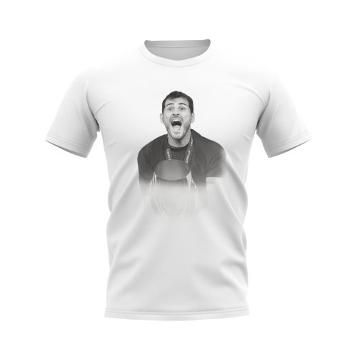 Iker Casillas Real Madrid Legend T-Shirt (White)