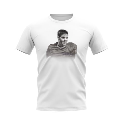 Steven Gerrard Liverpool Legend T-Shirt (White)