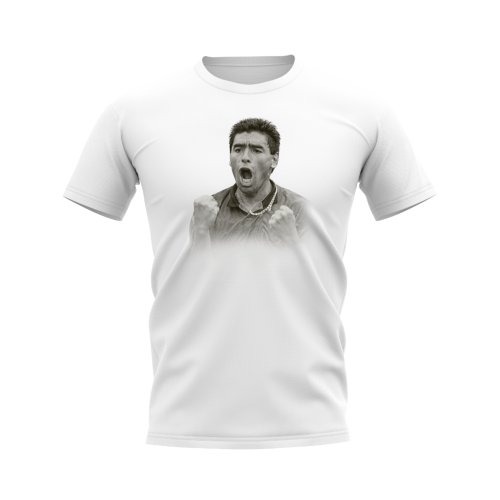 Diego Maradona Argentina Legend T-Shirt (White)