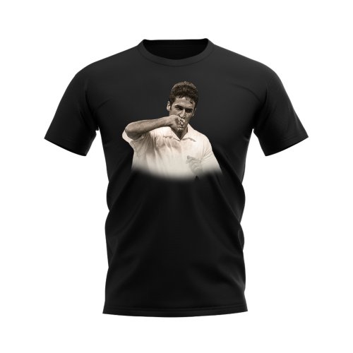 Raul Real Madrid Legend T-Shirt (Black)