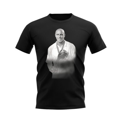 Roberto Carlos Real Madrid Legend T-Shirt (Black)