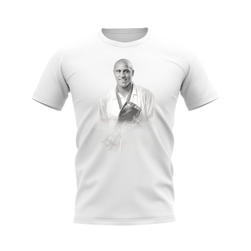 Roberto Carlos Real Madrid Legend T-Shirt (White)