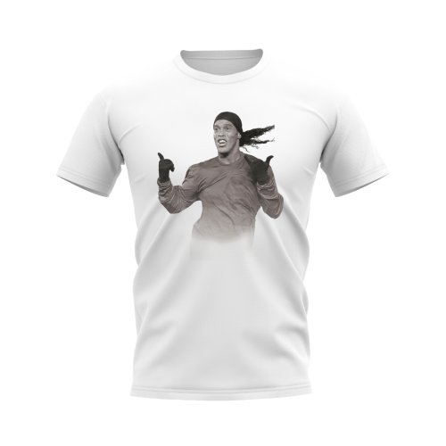 Ronaldinho Brazil Legend T-Shirt (White)