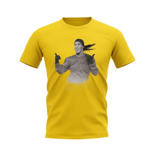 Ronaldinho Brazil Legend T-Shirt (Yellow)