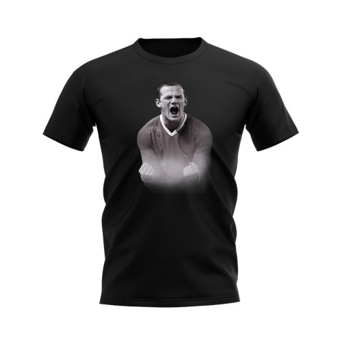 Wayne Rooney Manchester United Legend T-Shirt (Black)