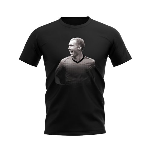 Paul Scholes Manchester United Legend T-Shirt (Black)