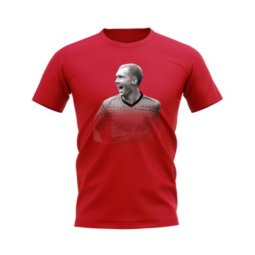 Paul Scholes Manchester United Legend T-Shirt (Red)