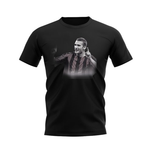 Andriy Shevchenko AC Milan Legend T-Shirt (Black)