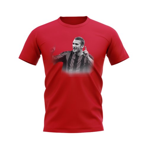 Andriy Shevchenko AC Milan Legend T-Shirt (Red)