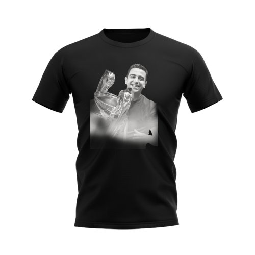 Xavi Barcelona Legend T-Shirt (Black)