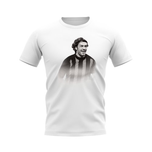 Paolo Maldini AC Milan Legend T-Shirt (White)