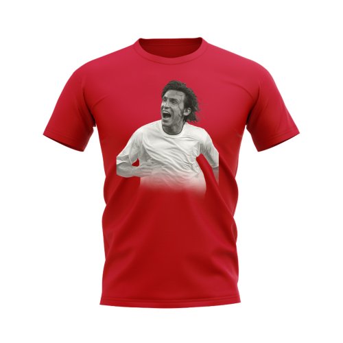 Andrea Pirlo AC Milan Legend T-Shirt (Red)