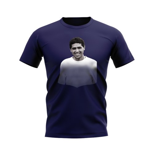 Juan Roman Riquelme Boca Juniors Legend T-Shirt (Navy)