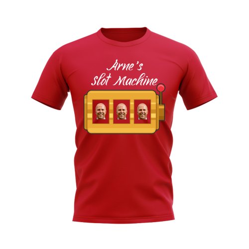 Liverpool Arne Slot Machine T-Shirt (Red)