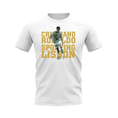 Cristiano Ronaldo Sporting Lisbon Player Tee (White)