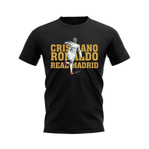 Cristiano Ronaldo Real Madrid Player Tee (Black)