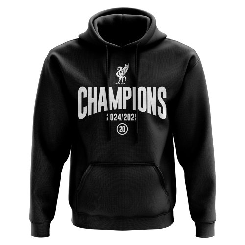 Liverpool 2024-2025 Champions Hoody (Black)