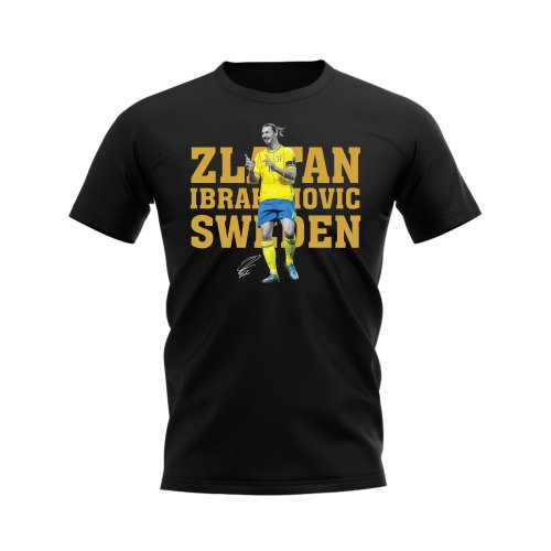Zlatan Ibrahimovic Sweden Player Tee (Black)