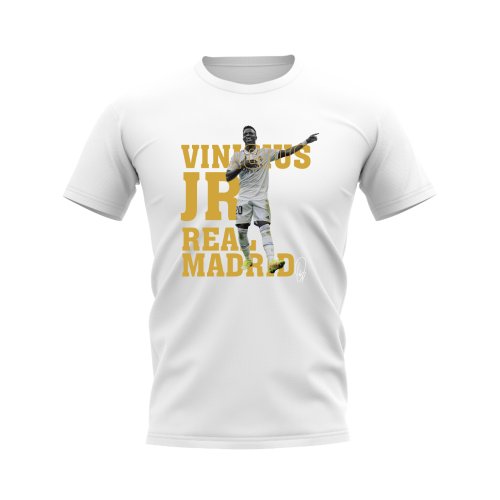 Vinicius jr Real Madrid Player Tee (White)