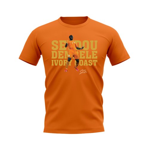 Seydou Doumbia Ivory Coast Player Tee (Orange)